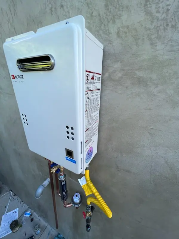 Tankless water heater installation for Adelanto homes