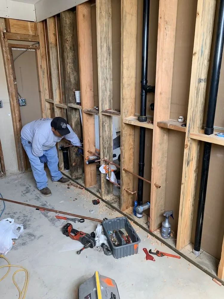 Commercial rough-in plumbing for Trenchless Sewer Repair in Adelanto